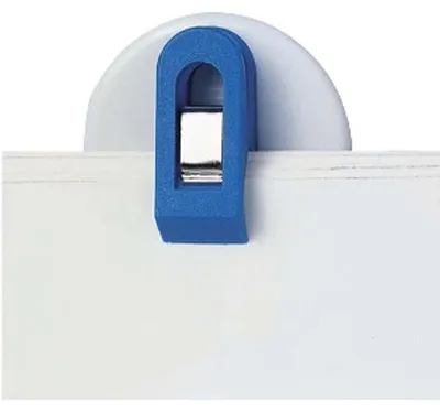 Produktbild von Wandklette 30mm VE=100 Stück blau