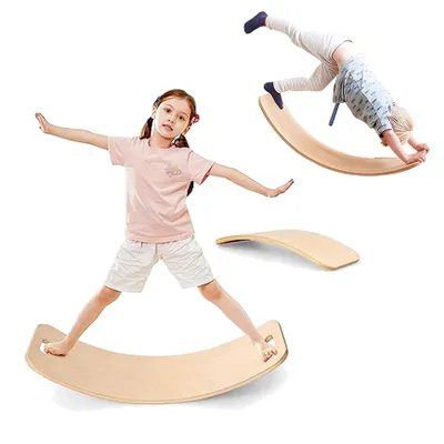 Obrázok produktu pre Balance Board Krea – drevená balančná doska