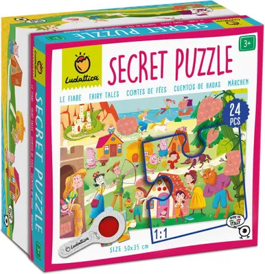 Produktbild von Ludattica Puzzle Kinderspiel Märchentraum - pädagogisches Kartonspielzeug