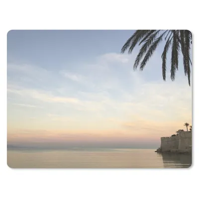 Produktbild von MuchoWow® Mauspad Mousepad Pflanzen - Meer - Sonne 23x19 cm - Mousepads - Maus Mat - Pad - Mausunterlage - Schreibtischunterlage - Mauspad