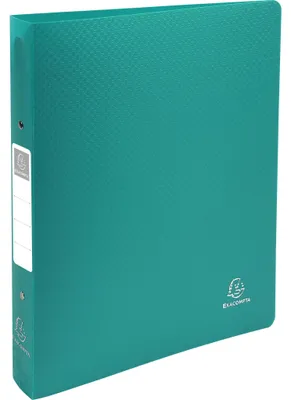 Produktbild von Exacompta 10x Ringbuch PP 1000µ 2Ring Rücken 40mm A4 Überbreite grün 54293S
