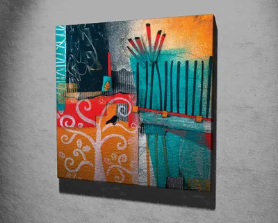 Obrázok produktu pre Wallity, KC292- VGA1376, Farebné, Výtlačky na plátno, 45 x 45 cm, 100% plátno
