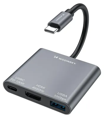 Immagine prodotto di Wozinsky WHCH-01 Hub USB C 100W HDMI 4K Grau
