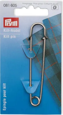 Obrázok produktu pre Zatvárací špendlík na kilt, 76 mm, strieborné farby