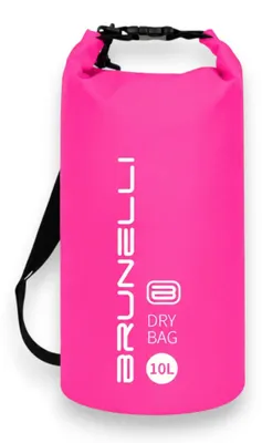 Produktbild von BRUNELLI 10L Dry Bag Wasserdichter Seesack Rucksack Packsack Trockensack mit Schultergurt - Farbe: Pink