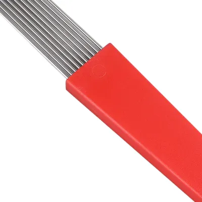 Produktbild von Guiro Bürstenschaber, Edelstahl, Mehrzweck-Handschlaginstrument für Party