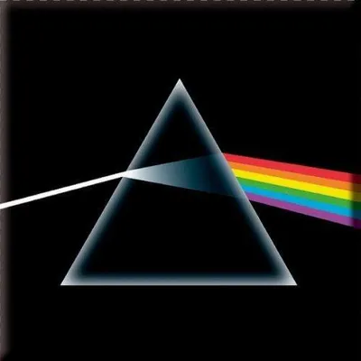 Image de Pink Floyd - Aimant pour réfrigérateur "Dark Side Of The Moon" RO2538 (Taille unique) (Noir)