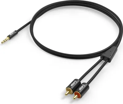 Obrázok produktu pre AlzaPower AluCore 3,5 mm jack (M) na 2x RCA (M) 10 m čierny