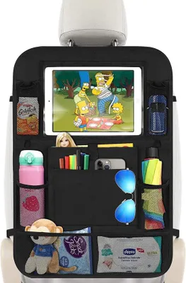Produktbild von Kinderautoorganizer mit Sitzgelegenheit, mit Fachboxen