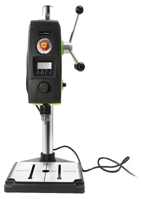 Produktbild von Säulenbohrmaschine, 220V, Bürstenmotor, LCD-Display, Laserfokus, Mechanischer Schaltvorgang