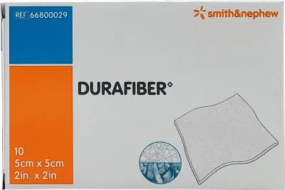 Image de Pansement Durafiber 5x5 cm 10 pces