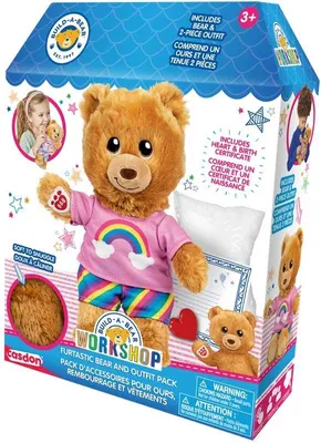 Obrázek produktu pro Casdon plyšová hračka Build-A-Bear Workshop Furtastic Bear a oblečení