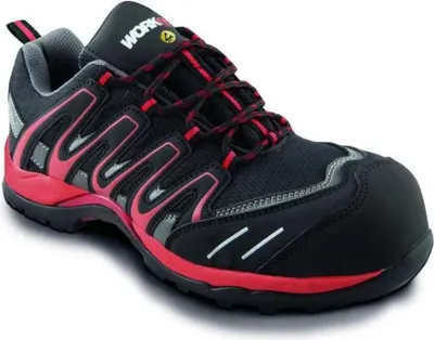 Zdjęcie produktu dla Buty ochronne Workfit Trail Esd, czarne, rozmiar 37