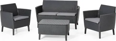 Produktbild von Allibert Salemo Lounge-Set, Farbe Graphite
