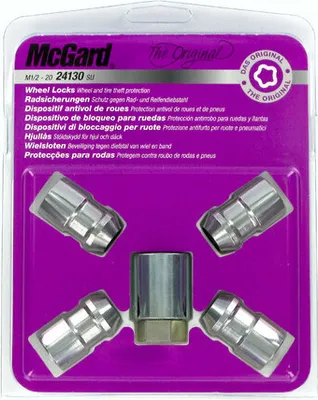 Imagen del producto de Candado para llantas McGard, tuercas cónicas K010 F040, juego de 4 unidades, acero 10.9, con revestimiento de níquel