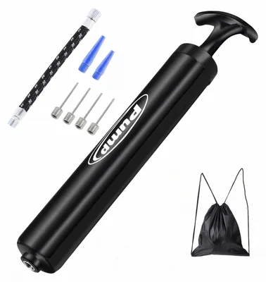 Obrázek produktu pro Ruční pumpa Balpomp s 4 jehlami a 4 tryskami, kompaktní a přenosná, vhodná pro různé druhy sportovních míčů