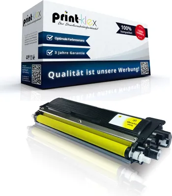 Produktbild von Print-Klex Kompatible Tonerkartusche kompatibel mit Bother TN241Y HL3150 CDW HL-3150 CDW HL3170 CDW MFC 9130 CW MFC 9140 CDN MFC 9330 CDW MFC 9340 CDW TN-241Y Yellow