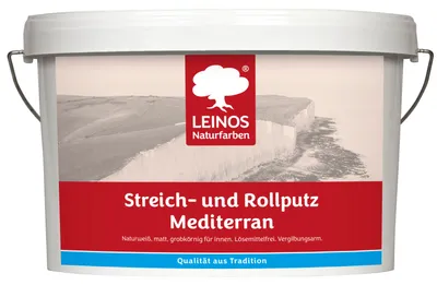 Produktbild von 10 l LEINOS Lehmstreichputz Naturweiß matt