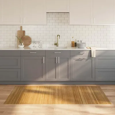 Obrázek produktu pro Obdélníkový koberec přírodní 100x200 cm bambusový