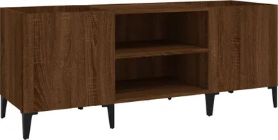 Produktbild von vidaXL Plattenschrank Braun Eichen-Optik 121x38x48 cm Holzwerkstoff