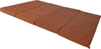 A tri-fold mattress.