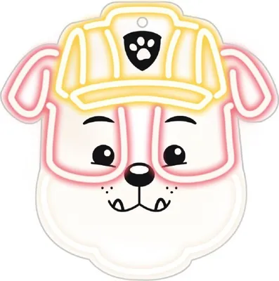 Image de Forever Néon LED suspendu sur plexiglas - Paw Patrol Rubble Veilleuses - OW-130446