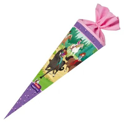 Produktbild von Nestler Schultüte schleich Horse Club 70cm mit Filzverschluss