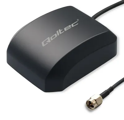 Zdjęcie produktu dla Antena Gps Qoltec Glonass Z Podstawą Magnetyczną | Dookólna | 28Dbi | Sma