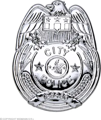 Produktbild von Polizei Abzeichen - Metall  - Police