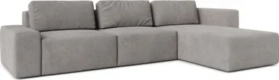 Image de AX LIVING Canapé XXL L Form Arkleton Canapé d'angle Gris 360cm Style Confort D