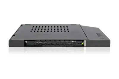 Produktbild von Icy Dock MB411SPO-2B, 2.5", Carrier Panel, Schwarz, 2.5", Metall, Kunststoff, 7 mm