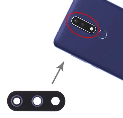Obrázek produktu pro Objektiv fotoaparátu pro Nokia 3.1 Plus / TA-1118 – náhradní díl, oprava objektivu fotoaparátu