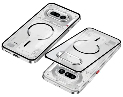 Produktbild von Metall Rahmen Hülle für Nothing Phone 4a Magnetisch Matt MagSafe Snap Verschluss