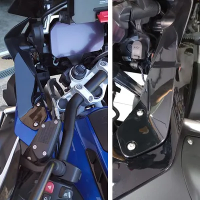 Immagine prodotto di Moto parabrezza laterale parabrezza paravento accessori modificati sostituzione per R1200GS R1250GS ADV 2014-2022