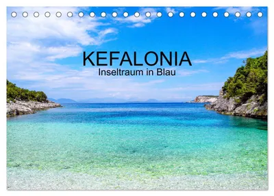 Produktbild von Kefalonia, Inseltraum in Blau (Tischkalender 2027 DIN A5 quer), CALVENDO Monatskalender