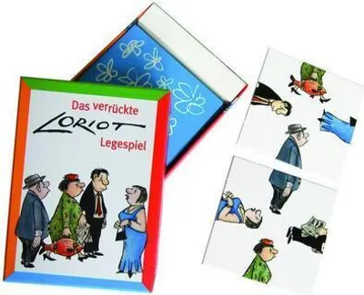 Obrázek produktu pro Inkognito Loriot hra na položení/paměťová hra 13 x 9,5 x 3 cm - 40050 ''Bláznivá hra na položení Loriot'' - Hry - Hry