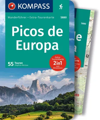 Produktbild von KOMPASS Wanderführer Picos de Europa, 55 Touren mit Extra-Tourenkarte