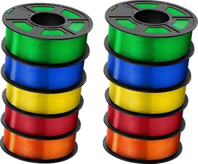 Obrázek produktu pro filament pro 3D tiskárny, materiál PLA, snadný tisk, PLA 10TPMIX