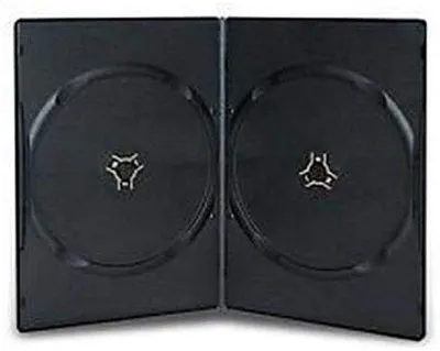Zdjęcie produktu dla Pudełko DVD na dwie płyty – grubość 7 mm – przyjazne dla środowiska – opatentowany mechanizm zamykania – przezroczysta zewnętrzna obudowa dla okładki