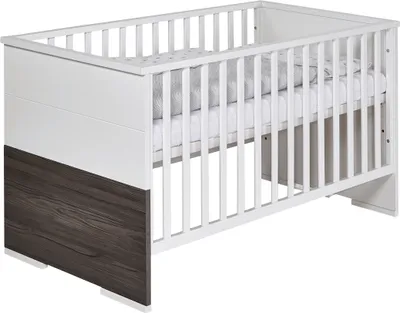 Produktbild von Schardt Kombi-Kinderbett 70x140 cm Maxx Fleetwood - Maße: 145 cm x 77 cm x 83 cm - Farbe: Weiß/Braun, 04 863 32 02