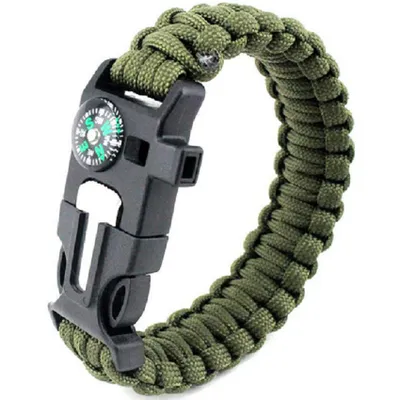Produktbild von Survival-Armband Typ1 in Grün – Vielseitig & Praktisch KP16863