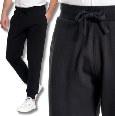 Produktbild von Moraj Herren Jogginghose mit Bündchen, mit Taschen – Schwarz, Größe L, bequem