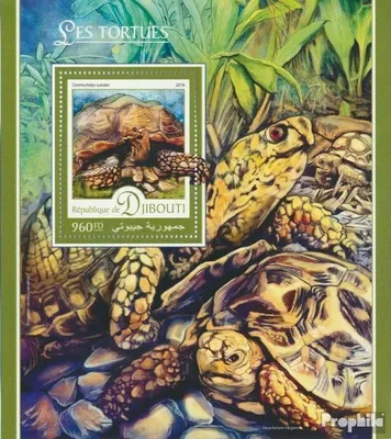 Produktbild von Briefmarken Dschibuti 2016 Mi Block 230 (kompl. Ausg.) postfrisch Schildkröten