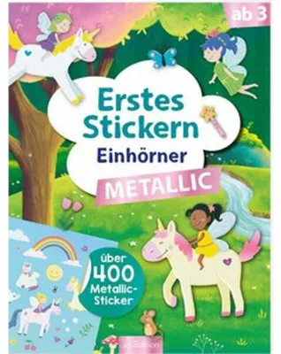 Productafbeelding van Erstes Stickern Metallic - Einhörner