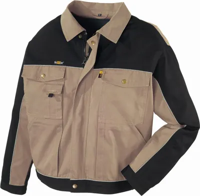 Produktbild von TEXXOR Arbeitsjacke RIO Canvas Gr. S   kahki/schwarz