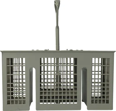 Produktbild von vhbw Besteckkorb für Spülmaschine kompatibel mit Siemens SF24261/13, SF24232/20, SF24260/05, SF24261/08 Geschirrspüler - Mit Griff, 6 Fächer