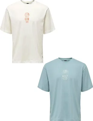 Produktbild von T-Shirt 2er-Set Rundhals Kurzarm |