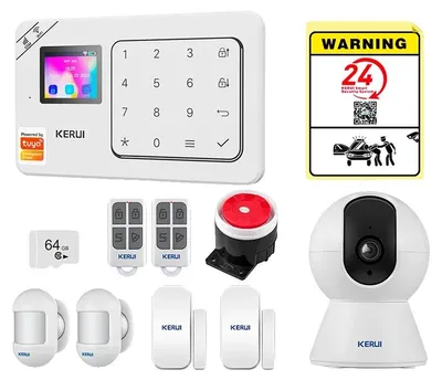 Produktbild von Alarmsystem, drahtlose Steuerung, Sprachassistentenkompatibilität, Alarmset 5, EU-Stecker-d