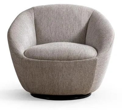 Produktbild von Sessel Modern Grau Designer-Sessel Komfortabel Stoff Minimalismus