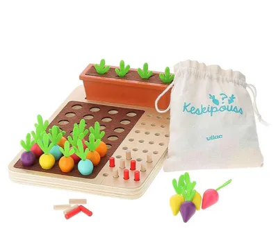 Productafbeelding van Keskipouss, houten spel voor logica en observatie, voor kinderen vanaf 5 jaar